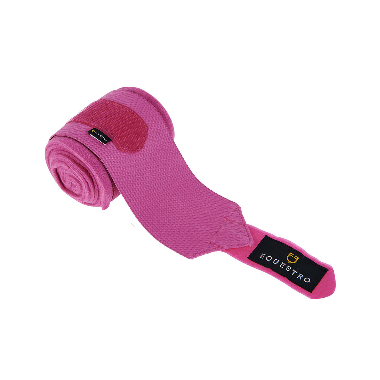 Breathable fleece bandages with elastic