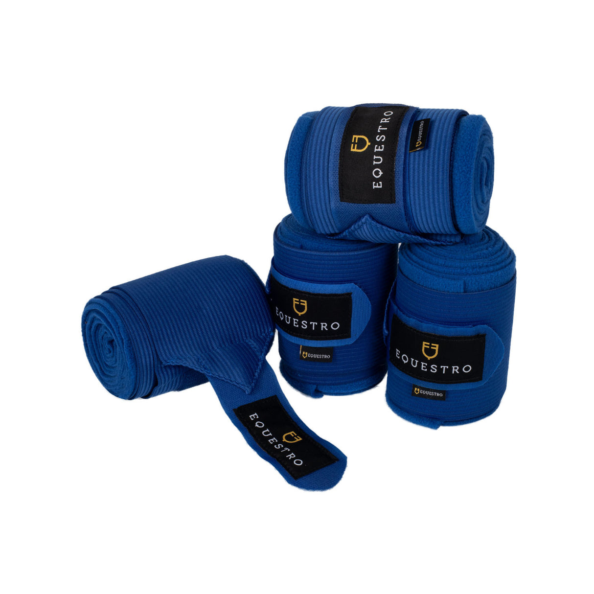 Breathable fleece bandages with elastic