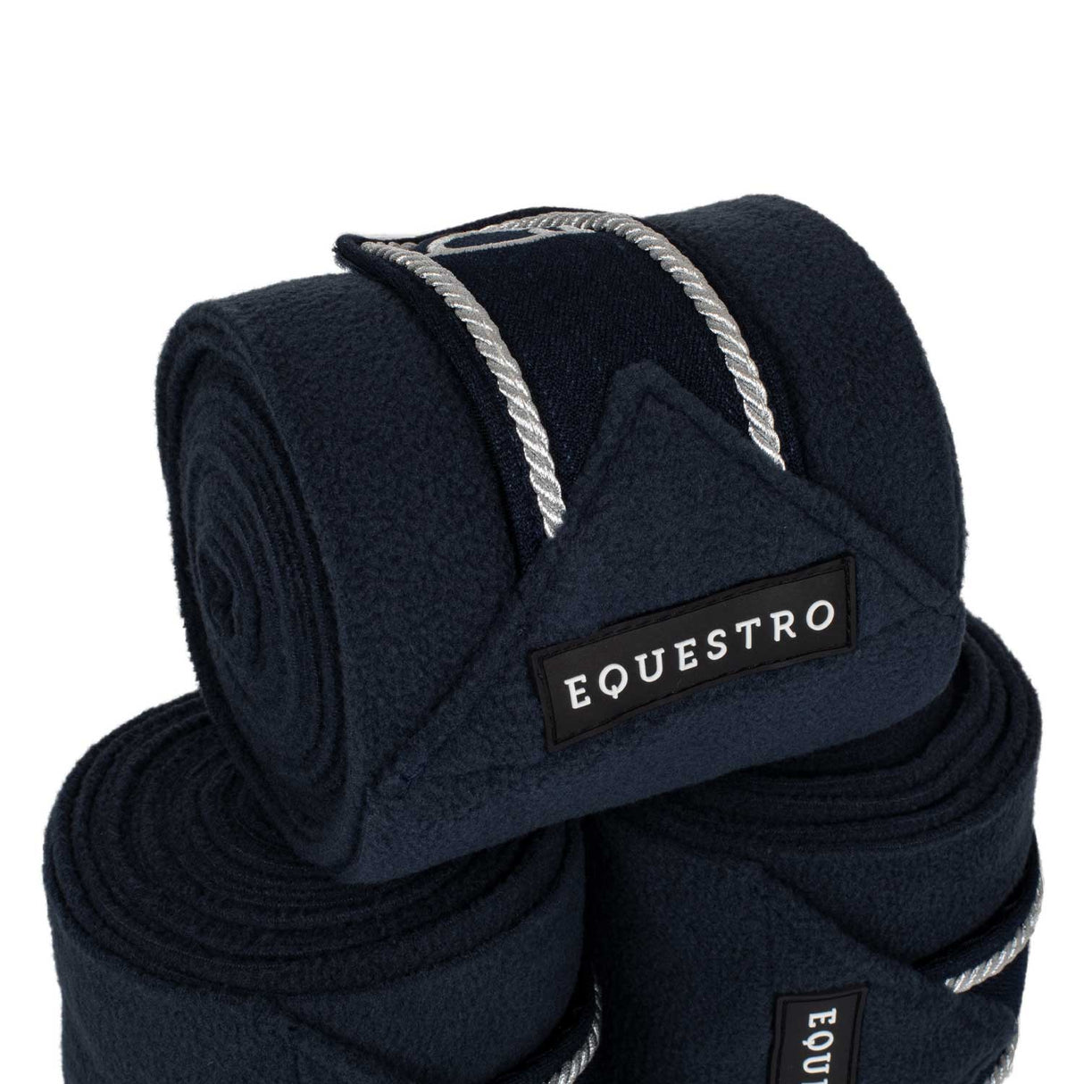 Equestro Fleece Pony Bandages With Embroidered Logo