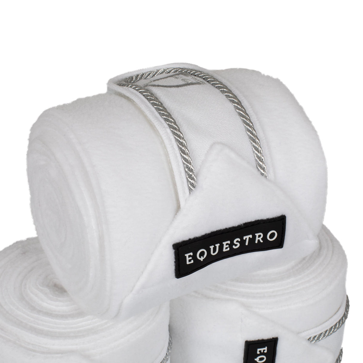 Equestro Fleece Pony Bandages With Embroidered Logo
