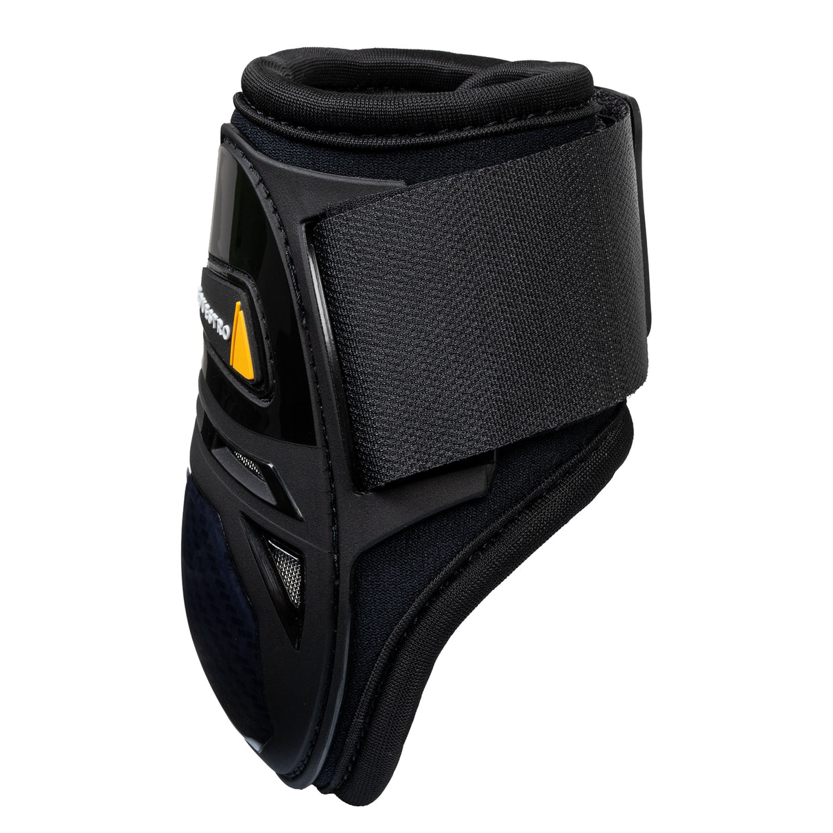 Equestro Neoprene Fetlock Boots Velcro Closure #colour_black