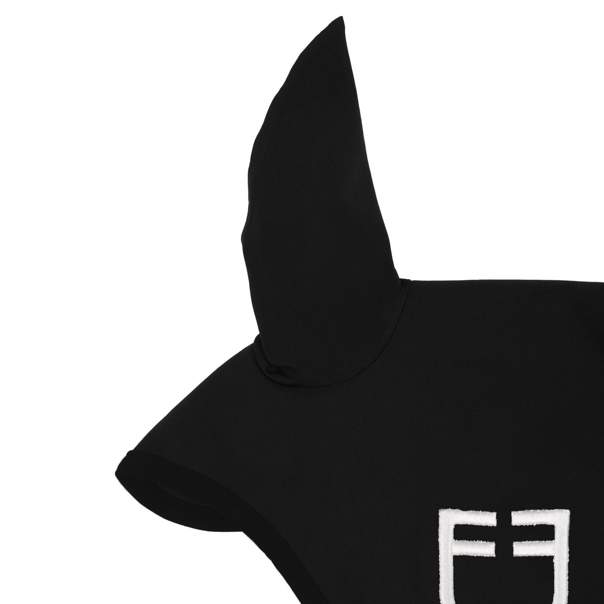 Equestro Black Line Edition Fly Veil In Stretch Material