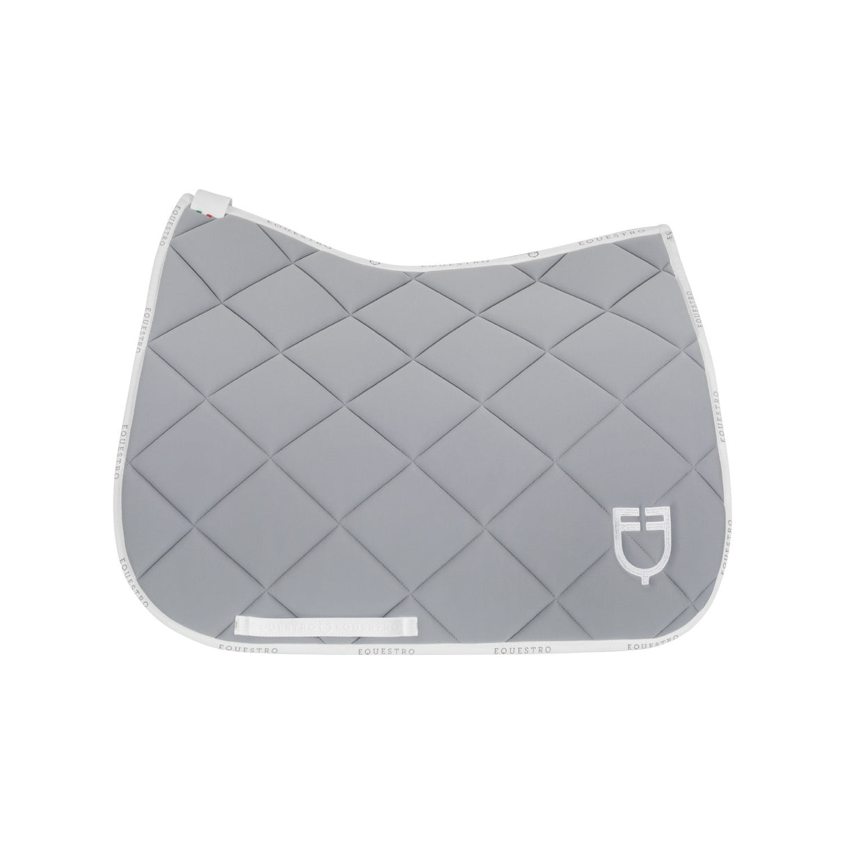 Dressage saddle pad technical fabric with logo