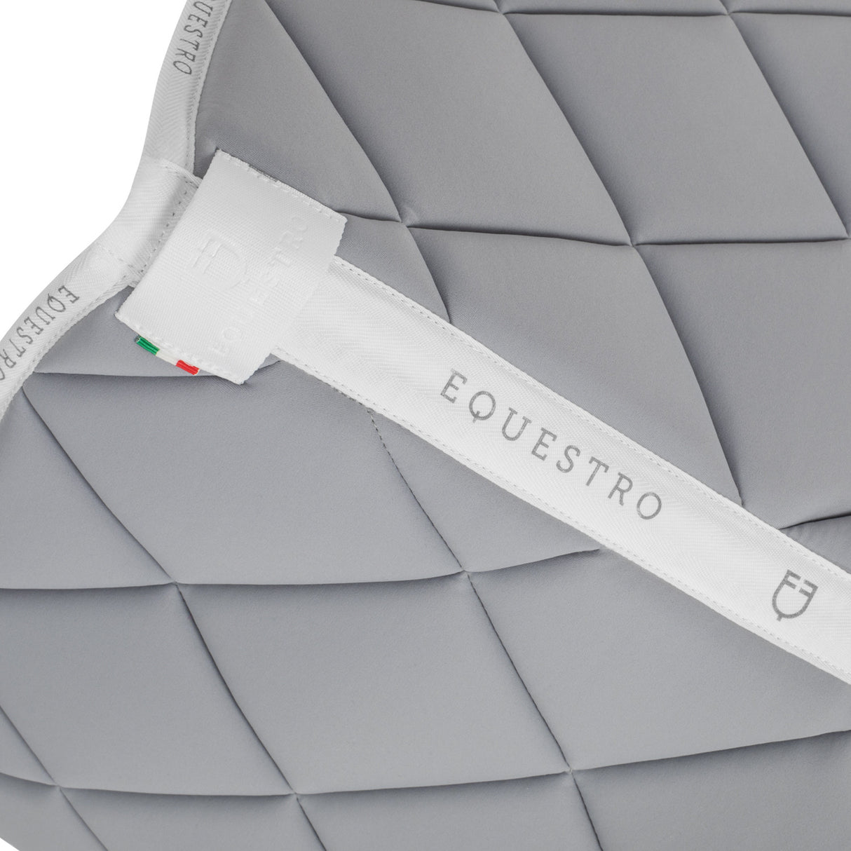 Dressage saddle pad technical fabric with logo