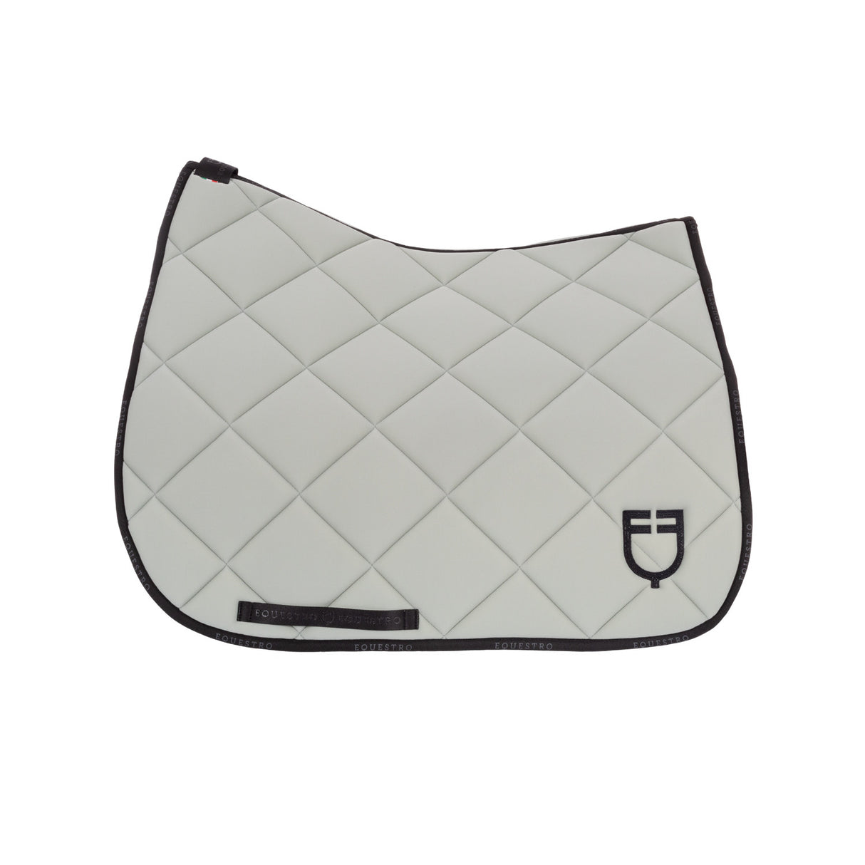 Dressage saddle pad technical fabric with logo