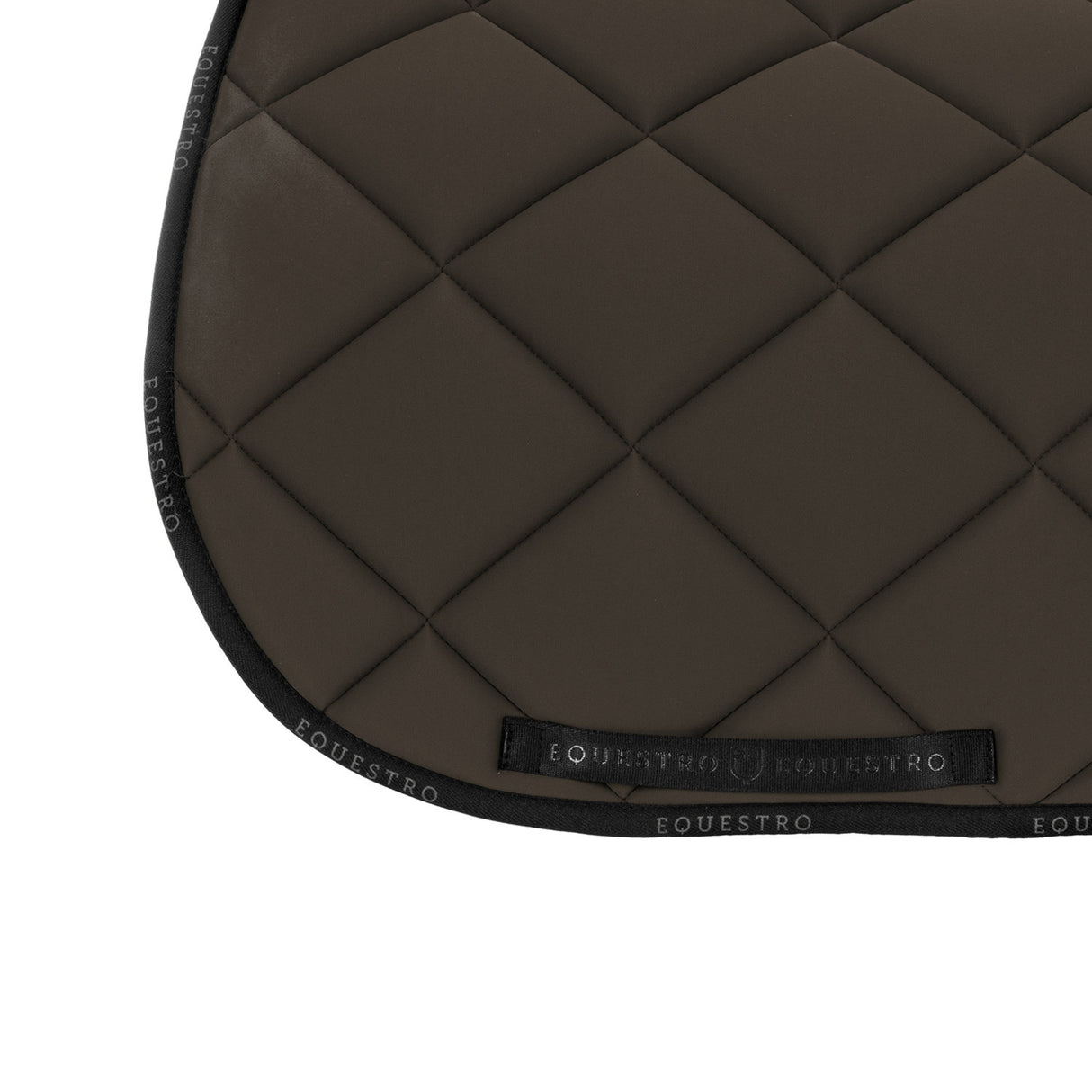 Dressage saddle pad technical fabric with logo