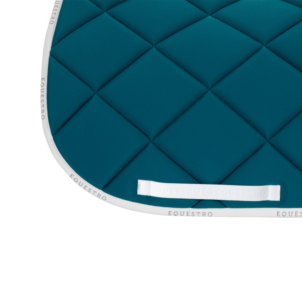 Dressage saddle pad technical fabric with logo