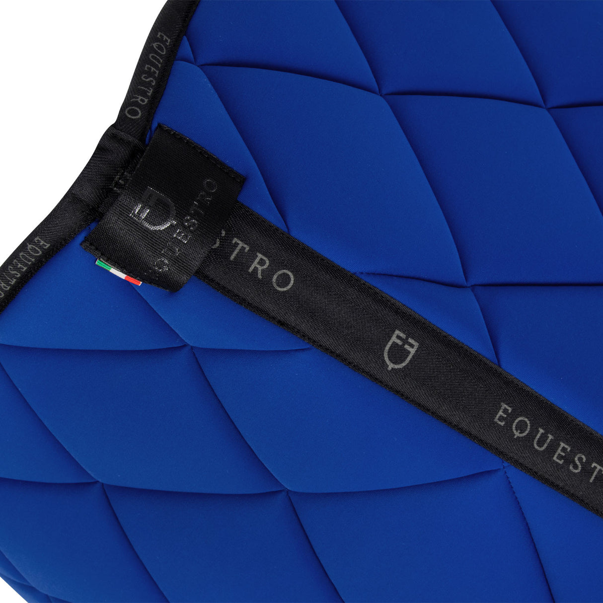 Dressage saddle pad technical fabric with logo
