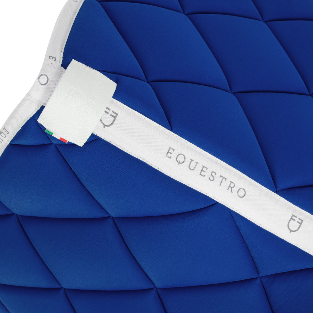 Dressage saddle pad technical fabric with logo