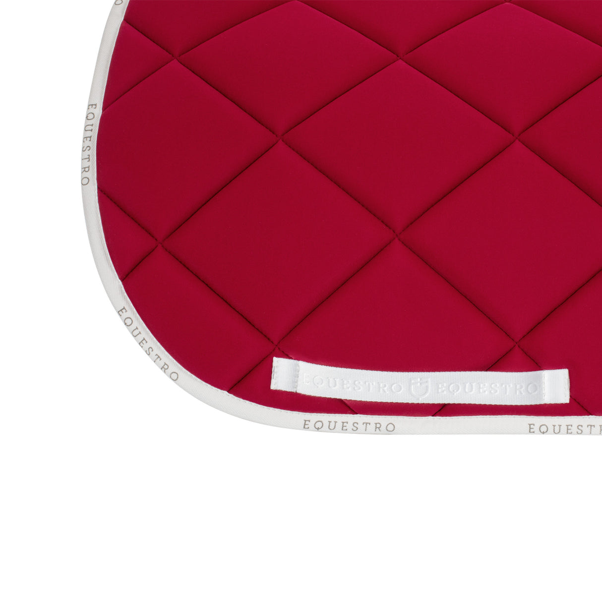 Dressage saddle pad technical fabric with logo