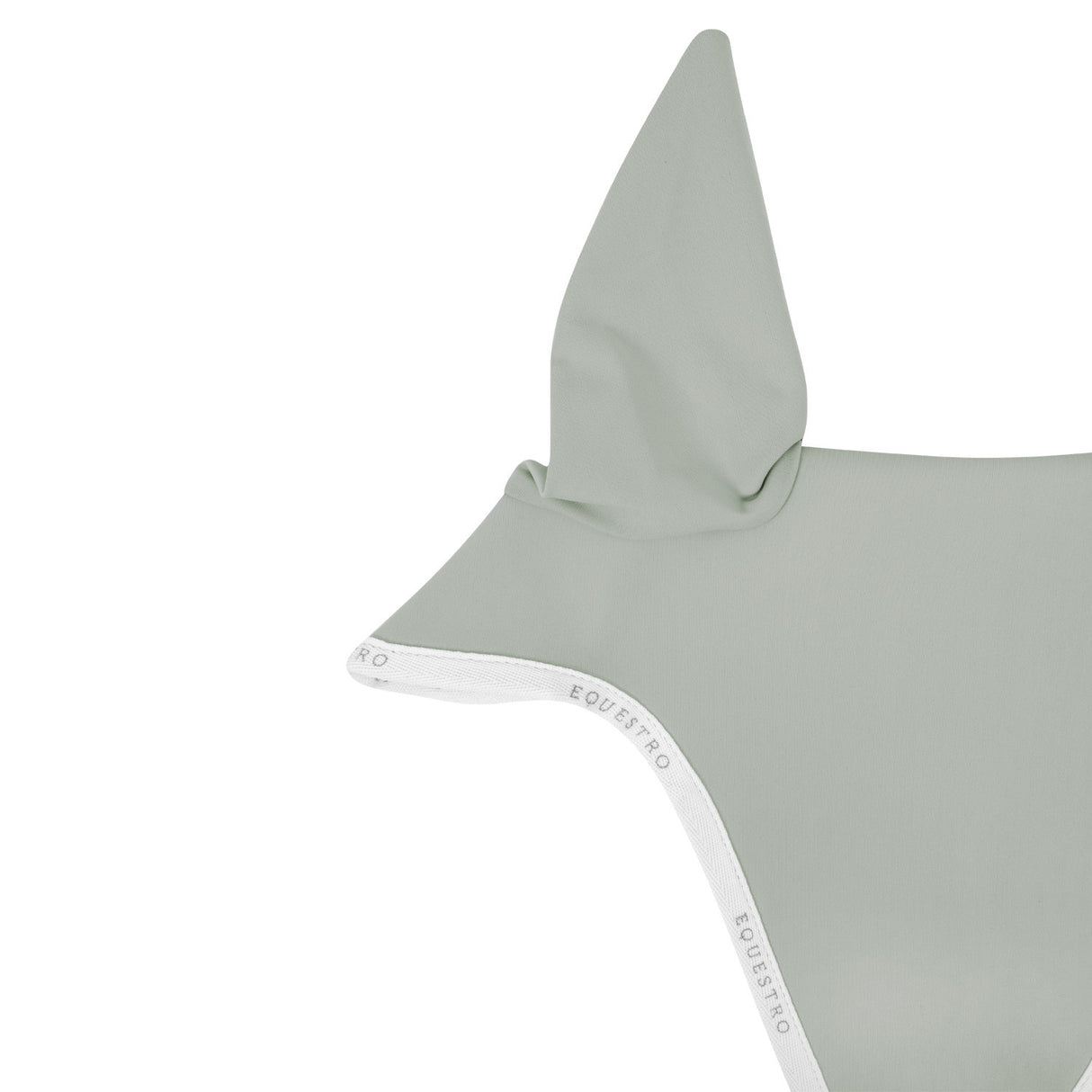 Fly veil in technical fabric with noseband attachment