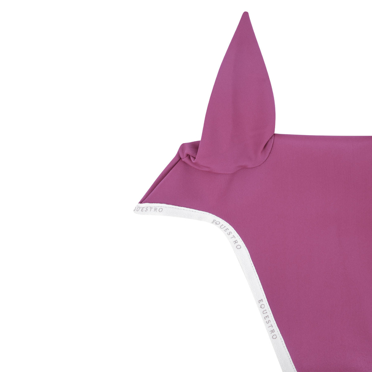 Fly veil in technical fabric with noseband attachment