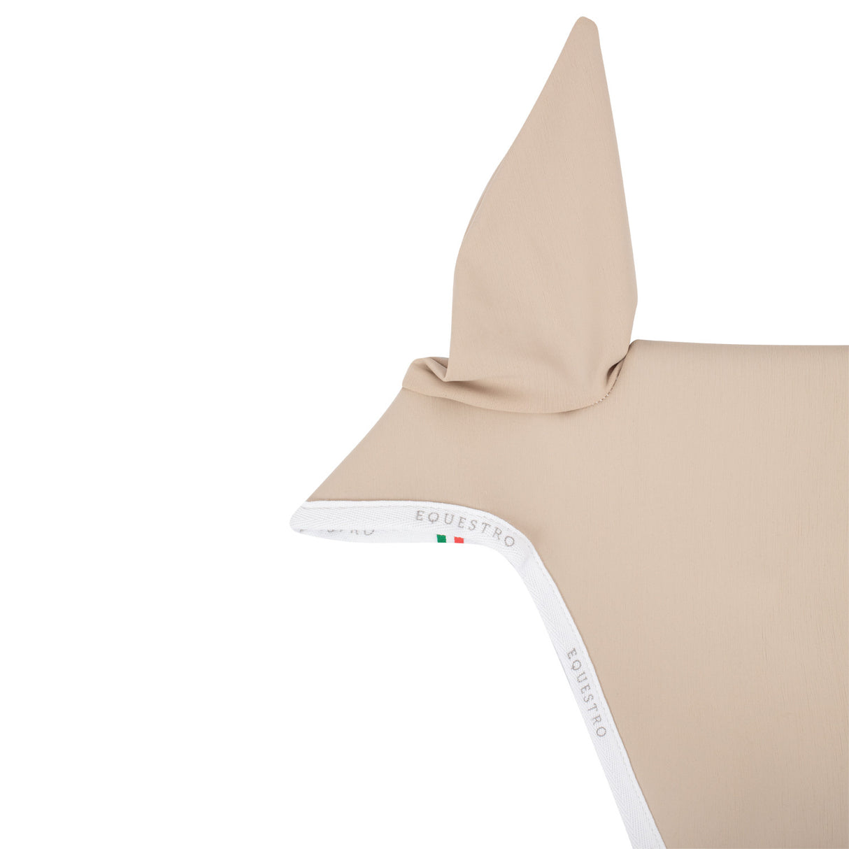 Fly veil in technical fabric with noseband attachment
