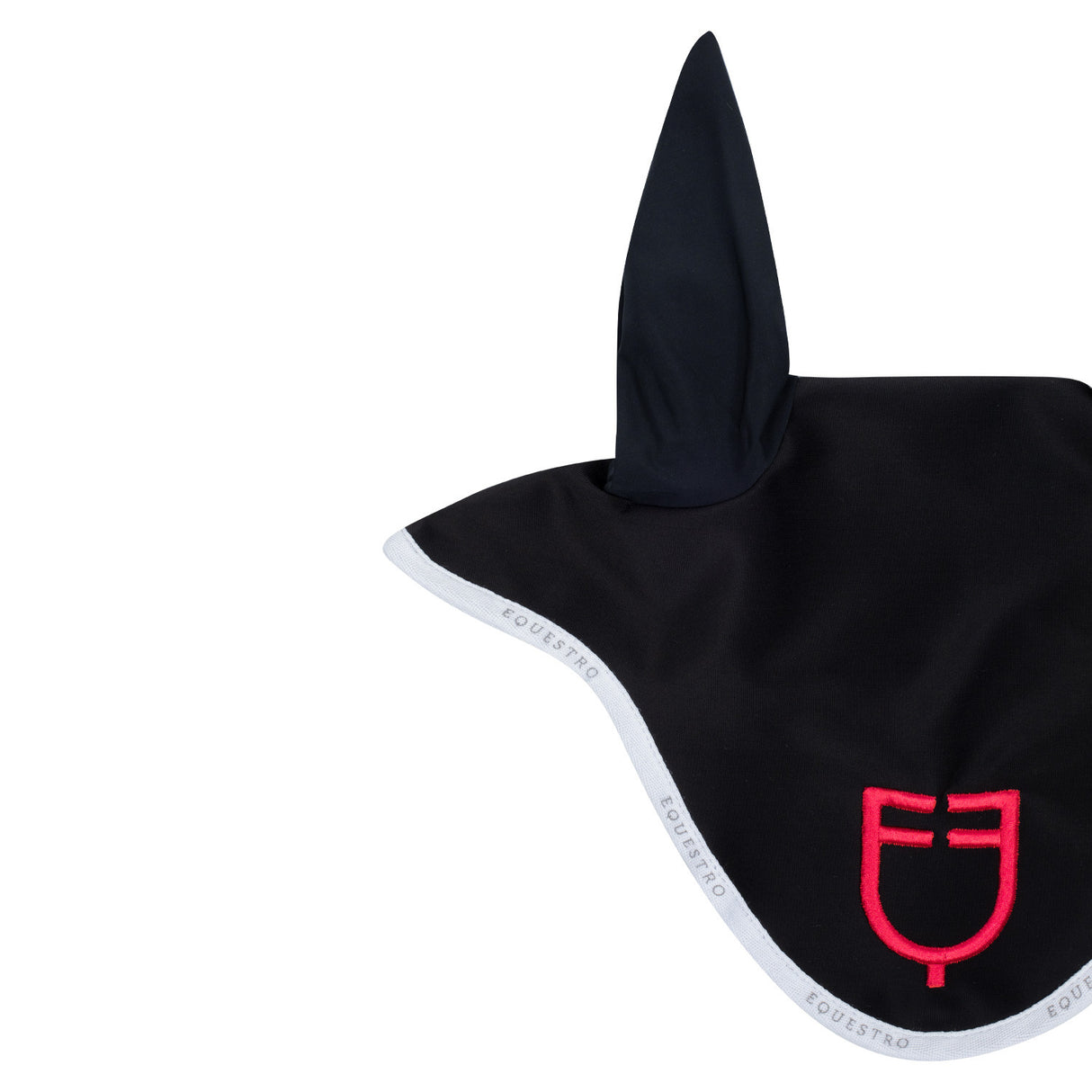 Fly veil in technical fabric with multicolor logo
