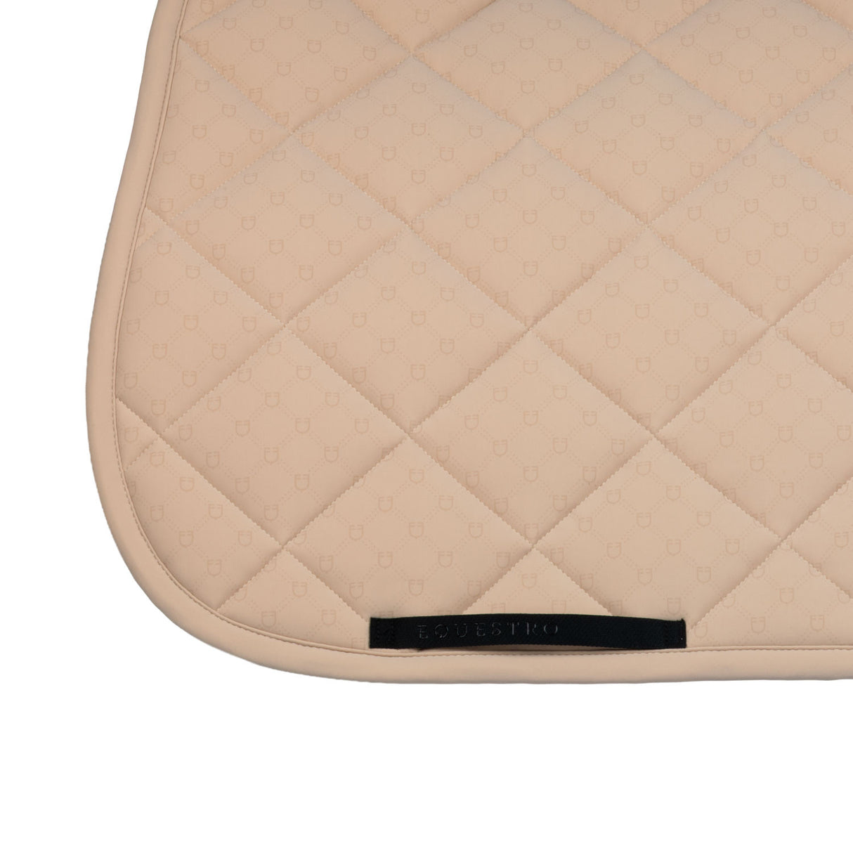 Dressage saddle pad with monogram print