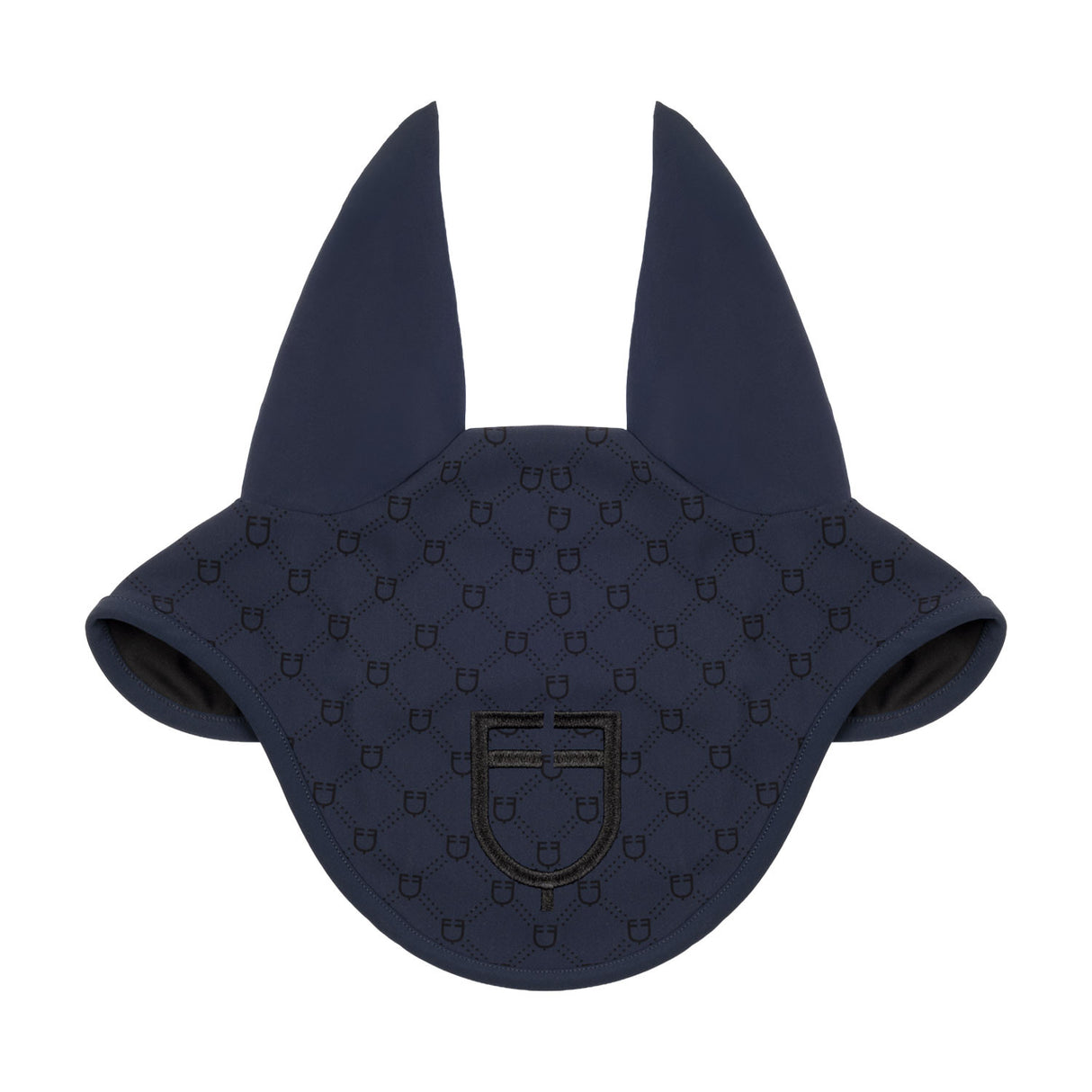 Fly veil with monogram print