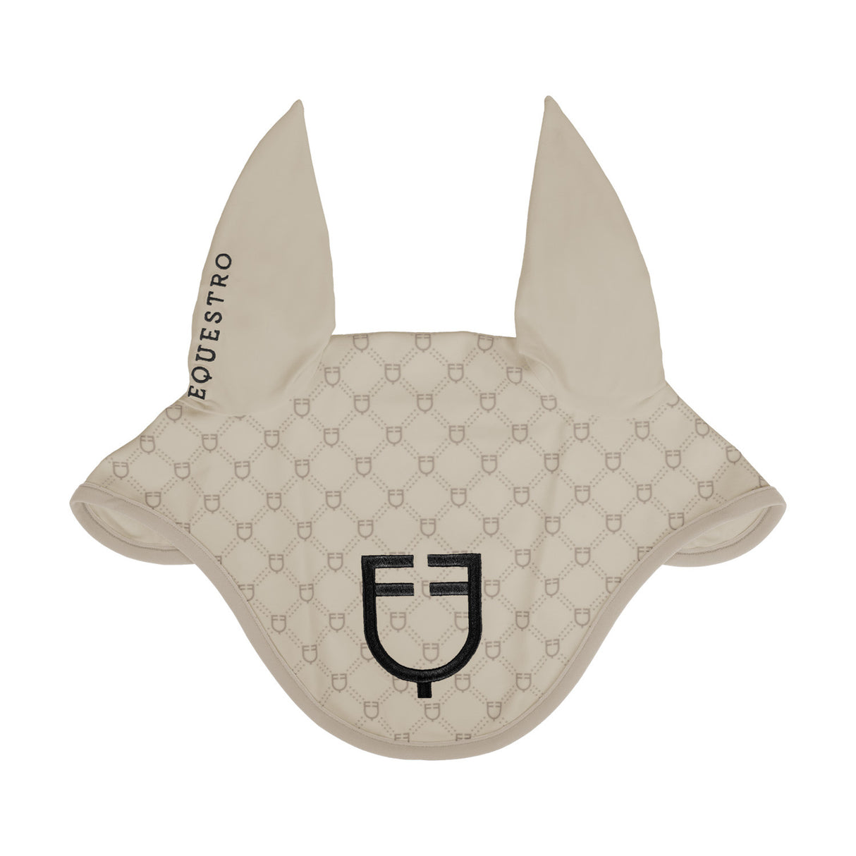 Fly veil with monogram print