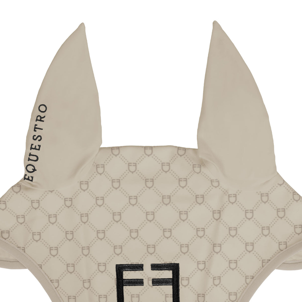 Fly veil with monogram print