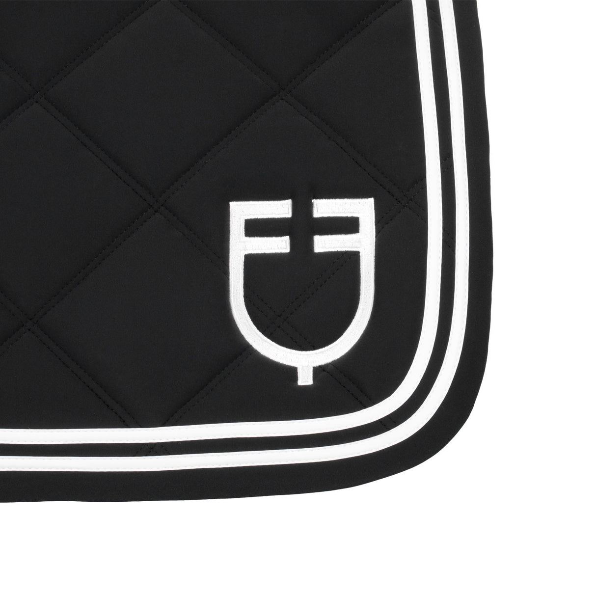 Double Stripes jumping saddle pad in technical fabric