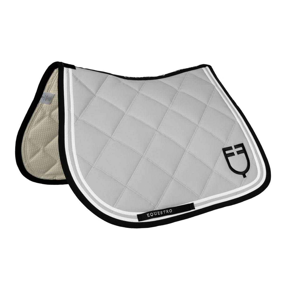 Double Stripes jumping saddle pad in technical fabric