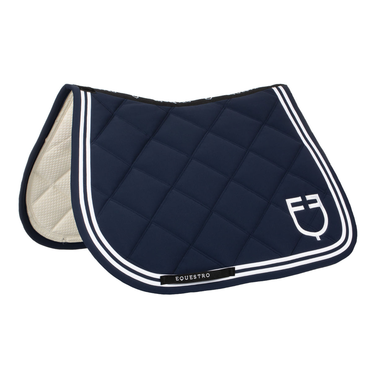 Double Stripes jumping saddle pad in technical fabric