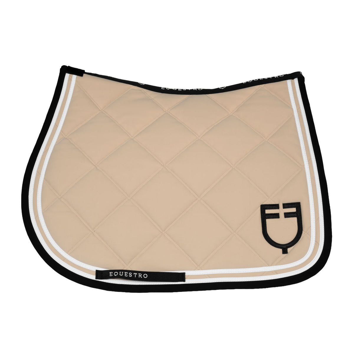 Double Stripes jumping saddle pad in technical fabric
