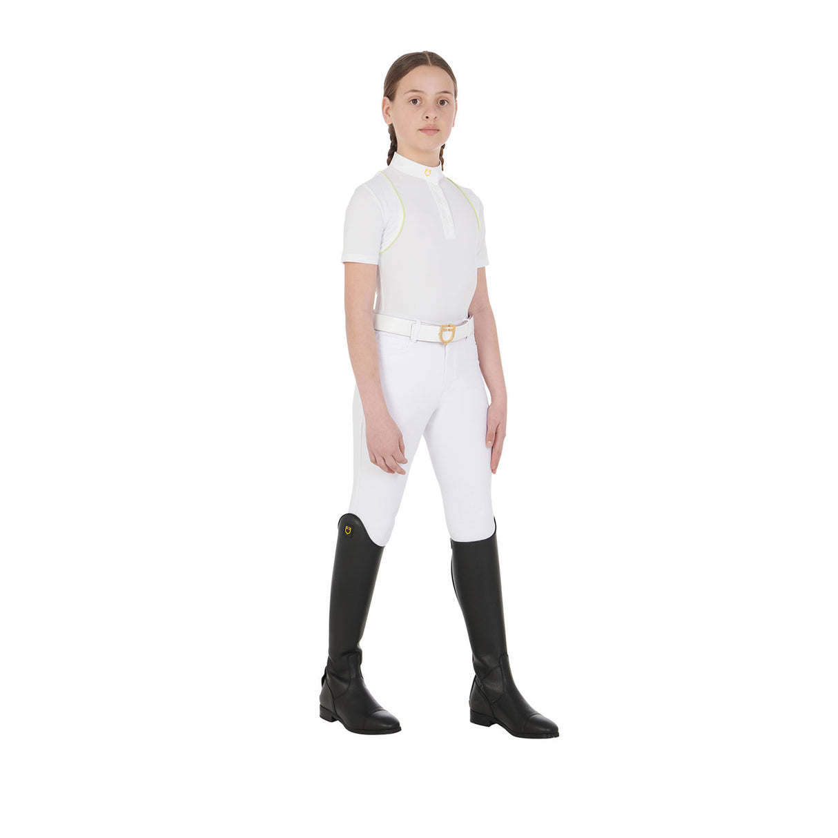 Equestro Kids' Unisex Slim Fit Breeches