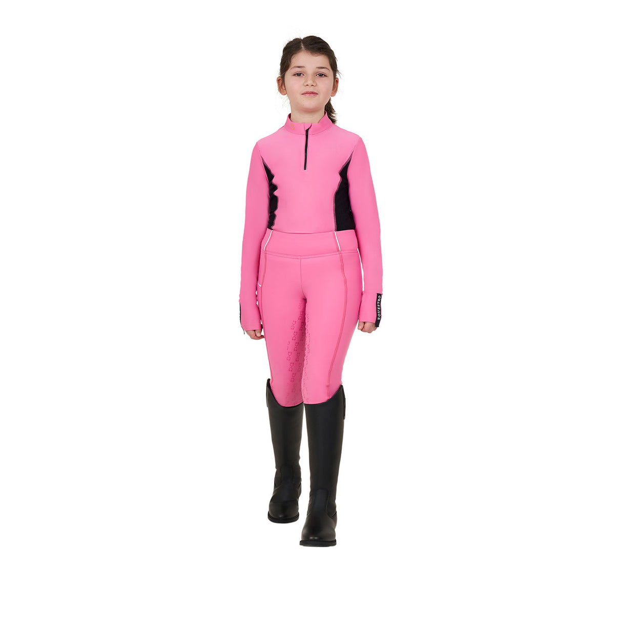 Girls' long-sleeved training base layer