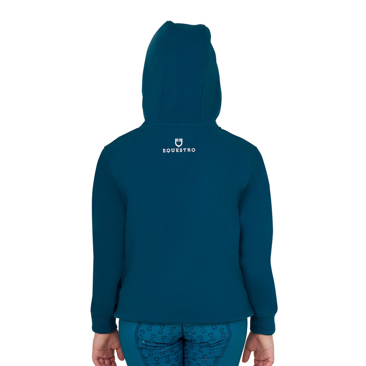 Girls' institutional hoodie with front zip