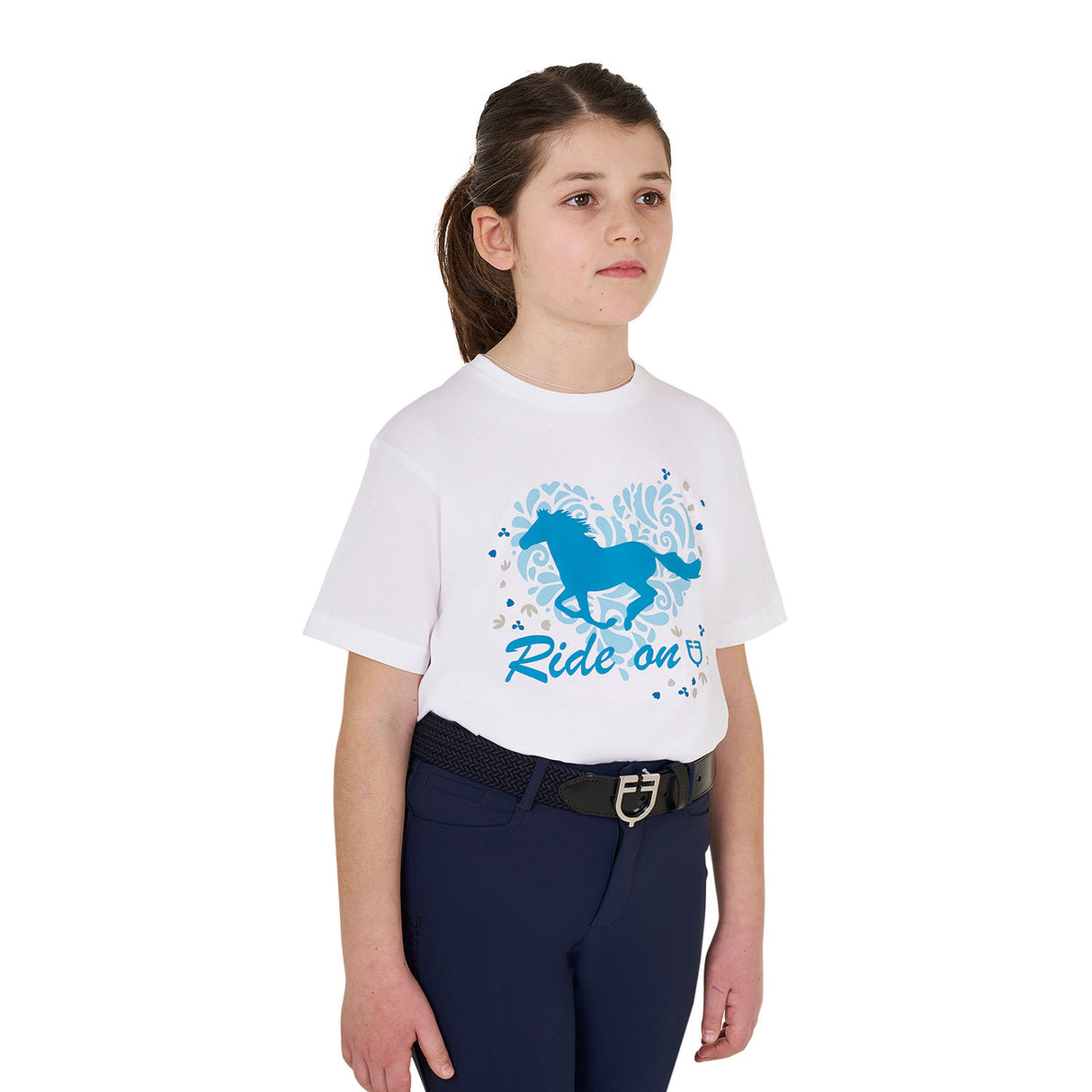 Girls' Ride On cotton T-shirt