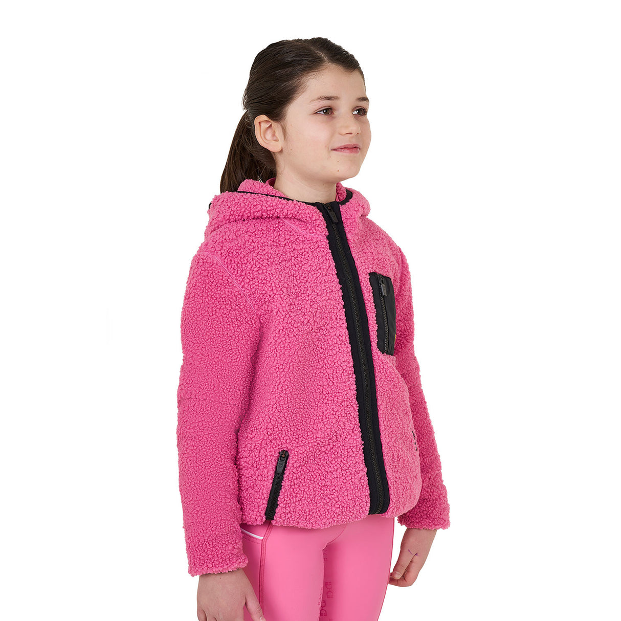 Kids' fleece sweatshirt with front zip