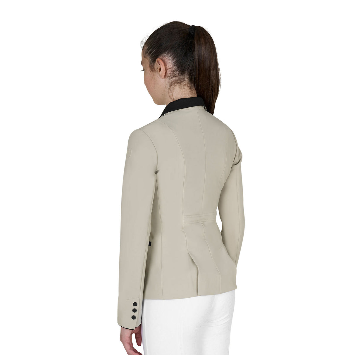 Kids' unisex competition jacket with zip and buttons