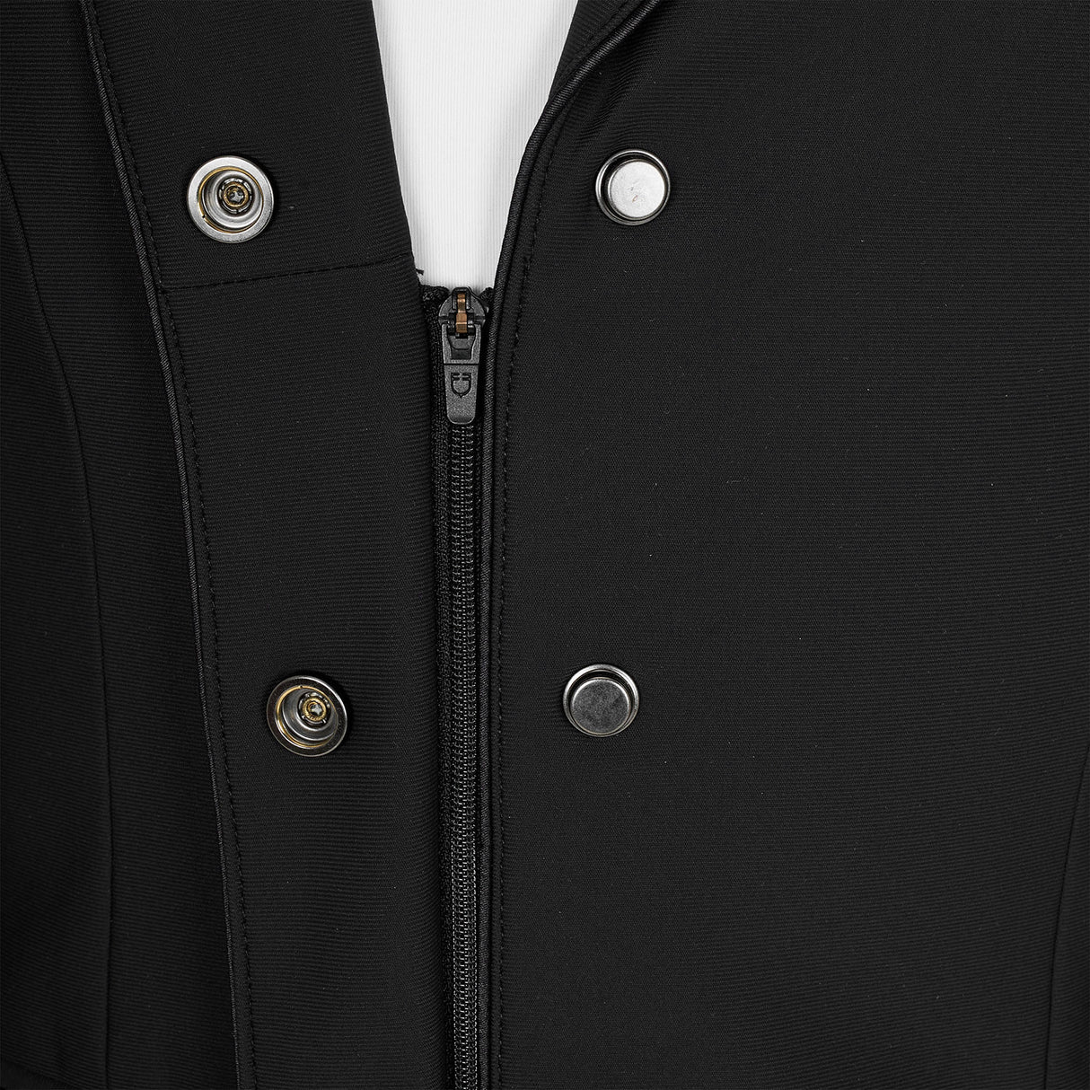 Kids' unisex competition jacket with zip and buttons