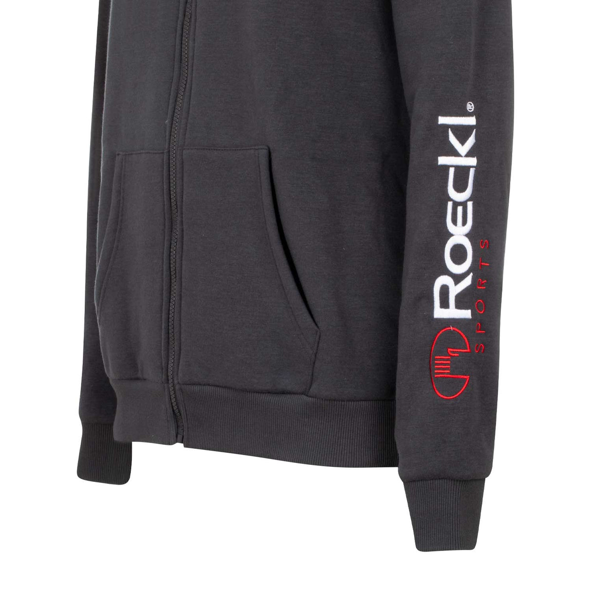 Equestro Men's Hoddie With Multilogo Patches #colour_grey