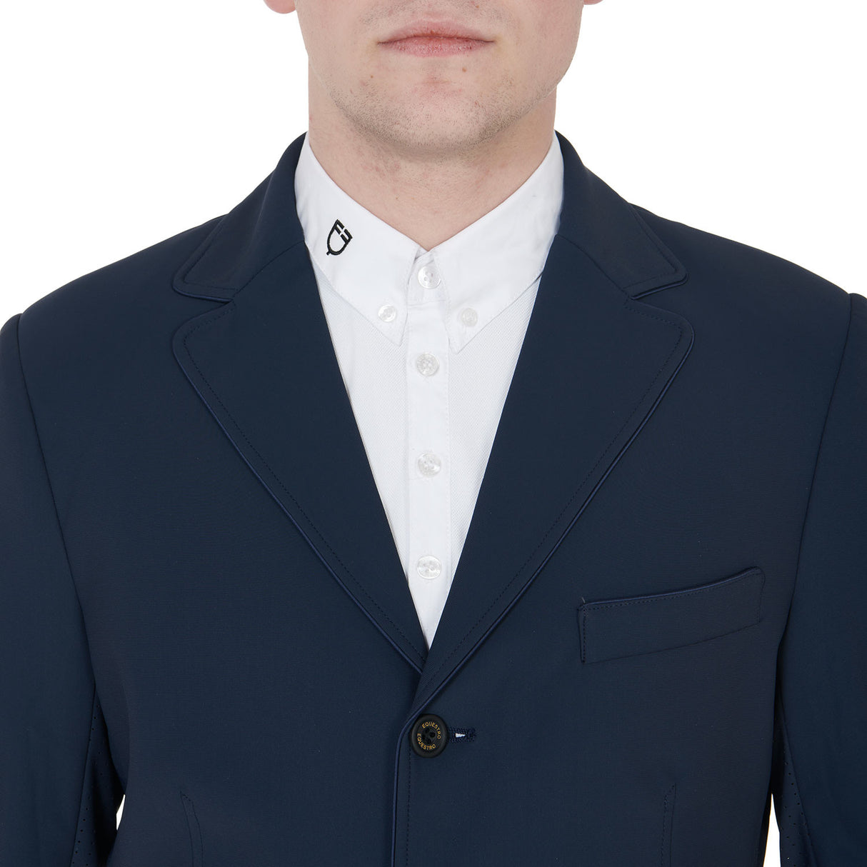 Men's competition perforated jacket