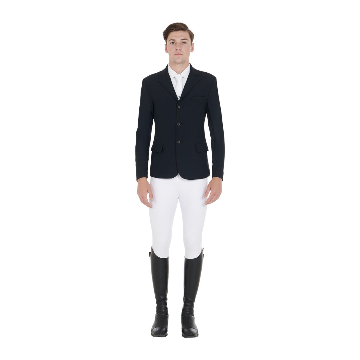 Men's competition jacket with side zip pocket