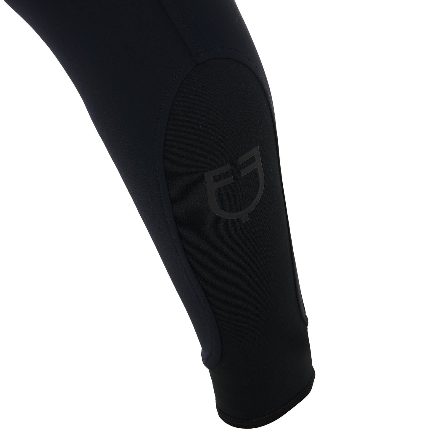 Equestro Scuderia Equestro Men's Knee Grip Breeches #colour_black