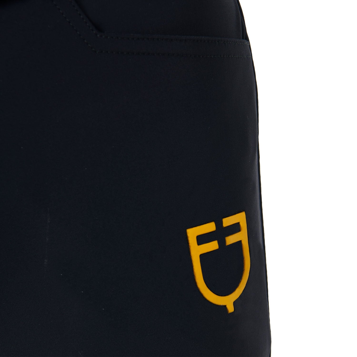 Equestro Scuderia Equestro Men's Knee Grip Breeches #colour_black