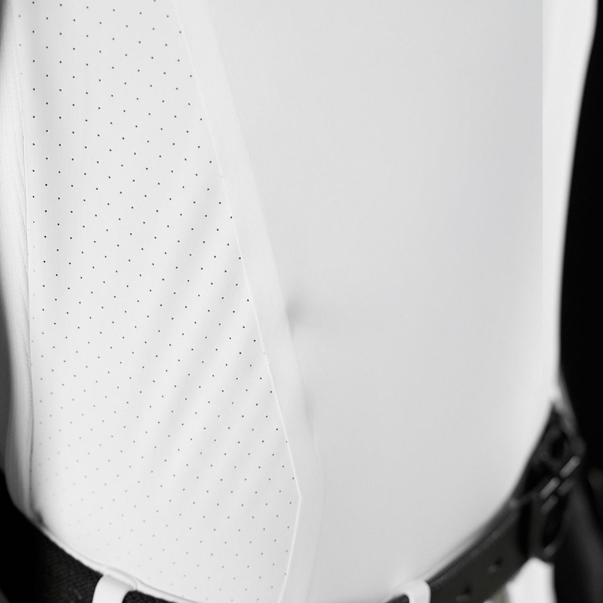 Equestro Equestro Ridertechnology Men's Competition Polo Shirt Short Sleeves And Buttons #colour_white