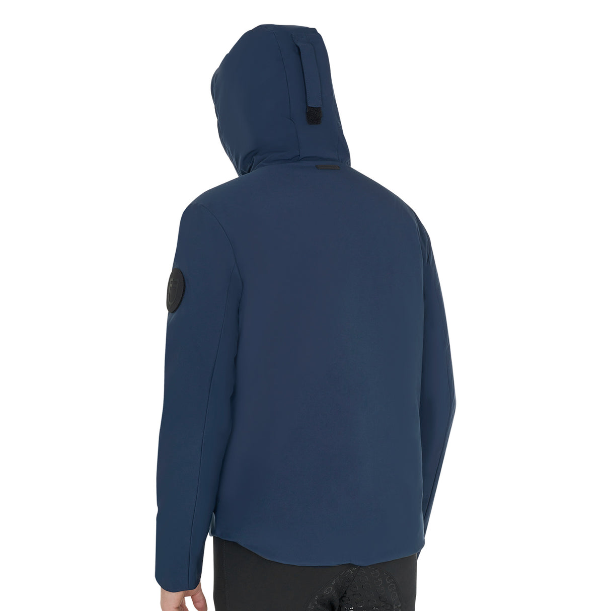 Equestro Men's Waterproof And Windproof Jacket In Nylon #colour_blue