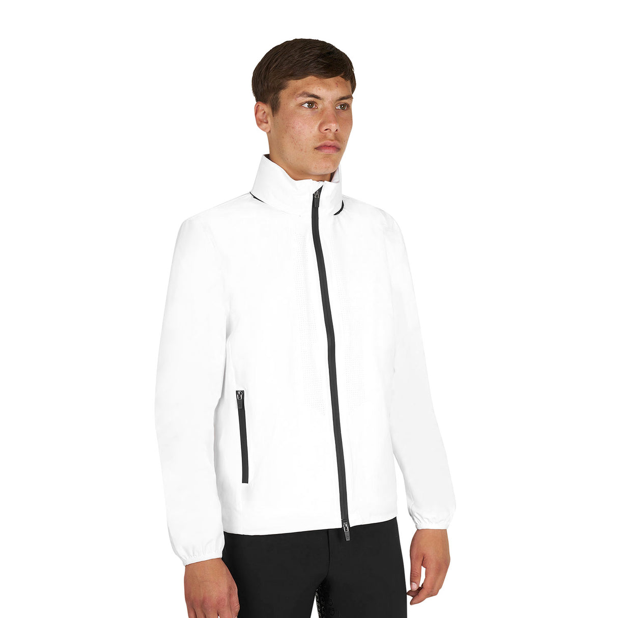 Men's softshell jacket with back logo