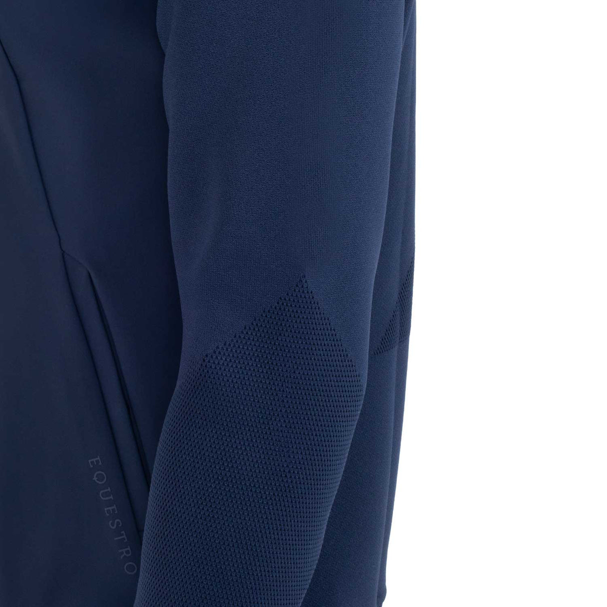 Men's technical sweatshirt with hood and micro-mesh inserts