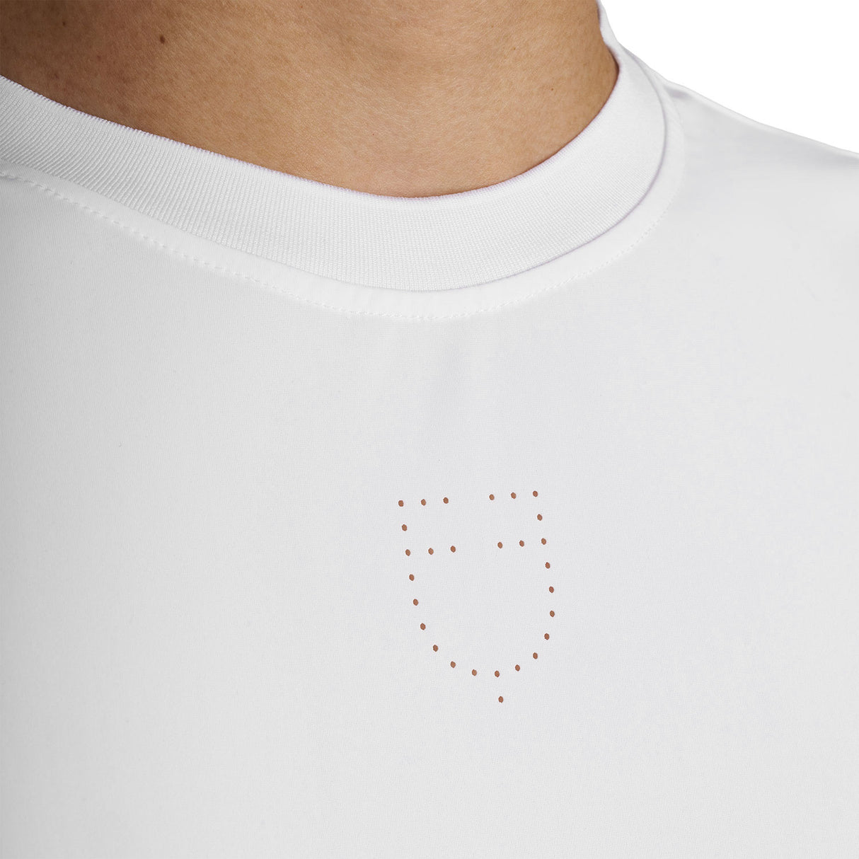 Men's training T-shirt in technical fabric with micro-holes