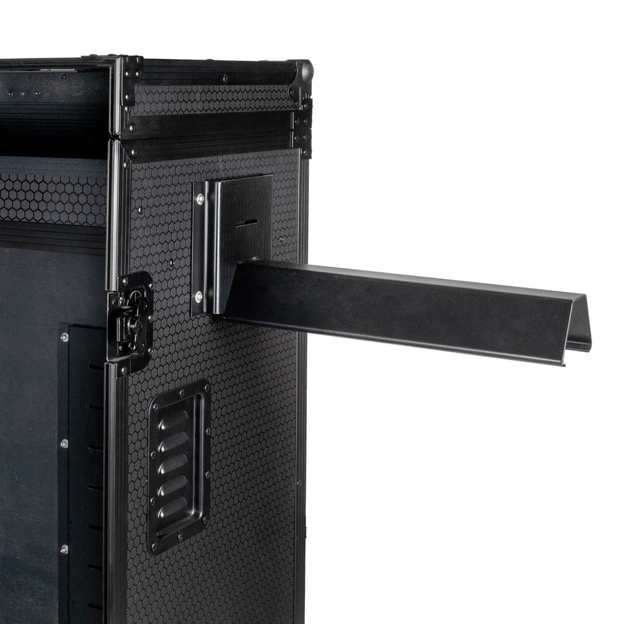 Black hardware saddle cabinet 65x62x138cm