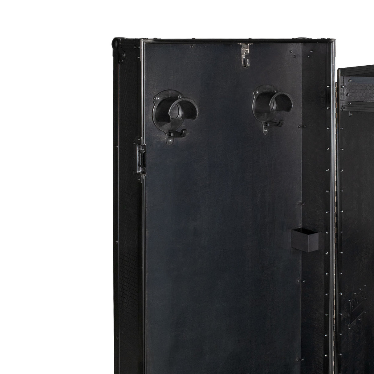 Black hardware saddle cabinet 65x62x138cm