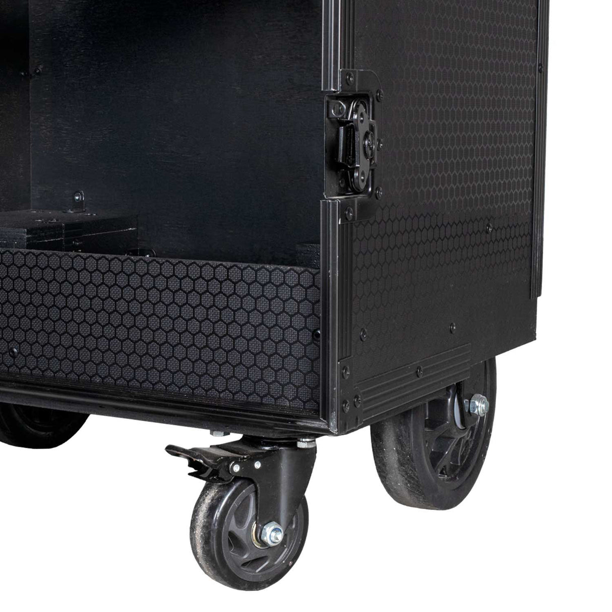 Black hardware saddle cabinet 65x62x138cm