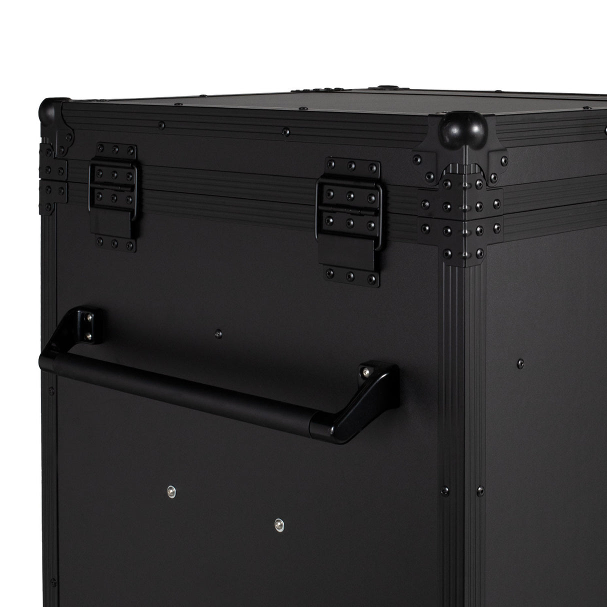 Black hardware saddle cabinet 65x62x138cm