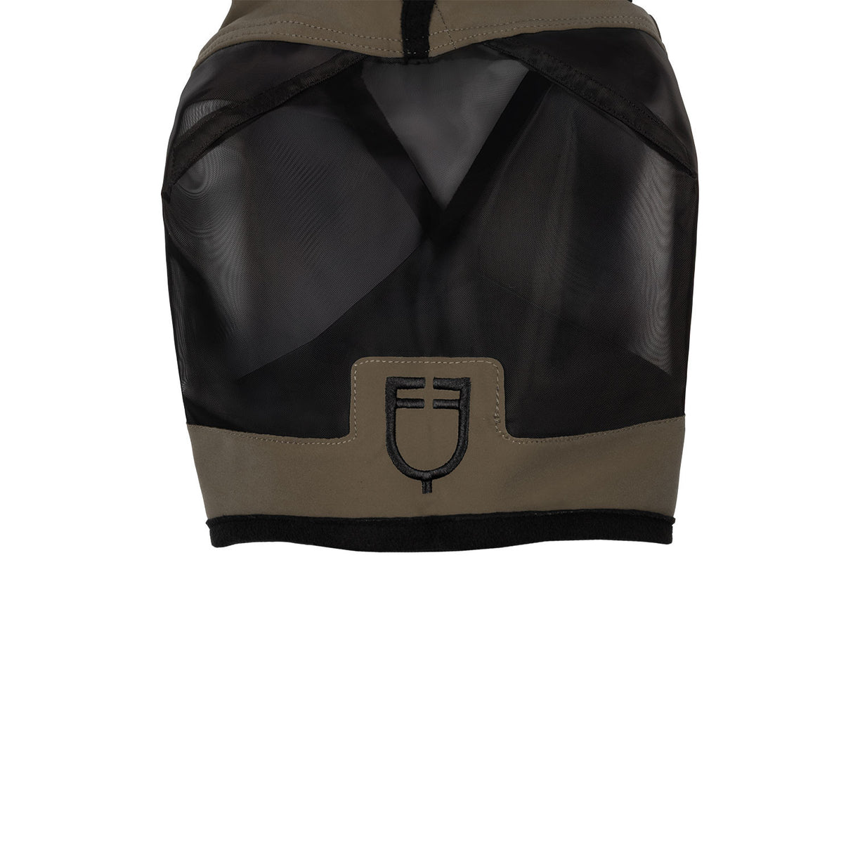 Fly mask with front logo