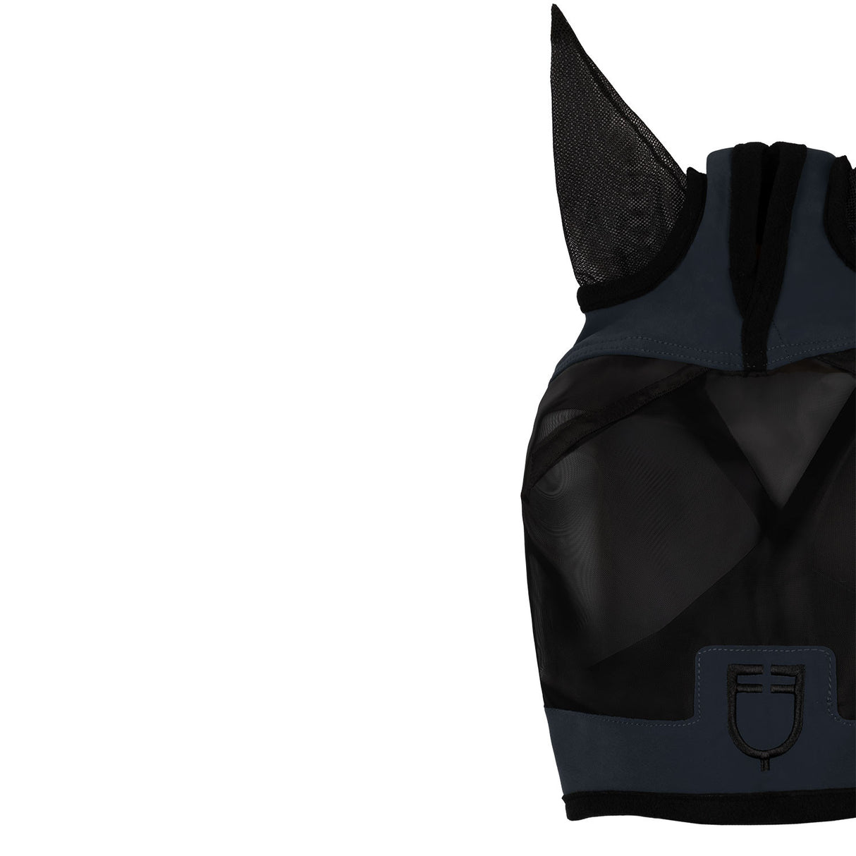 Fly mask with front logo