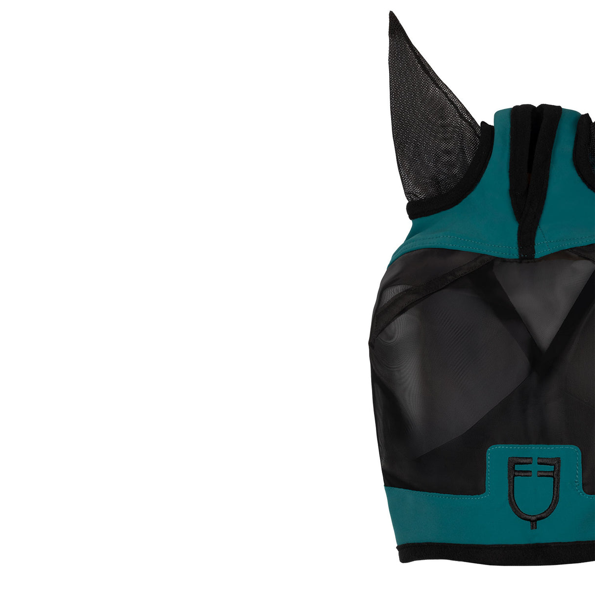 Fly mask with front logo